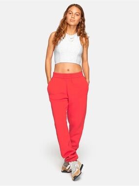 Outdoor Voices Sweatpants Coral Red Joggers Athleisure Lounge Pants S